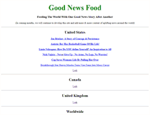 Tablet Screenshot of goodnewsfood.com